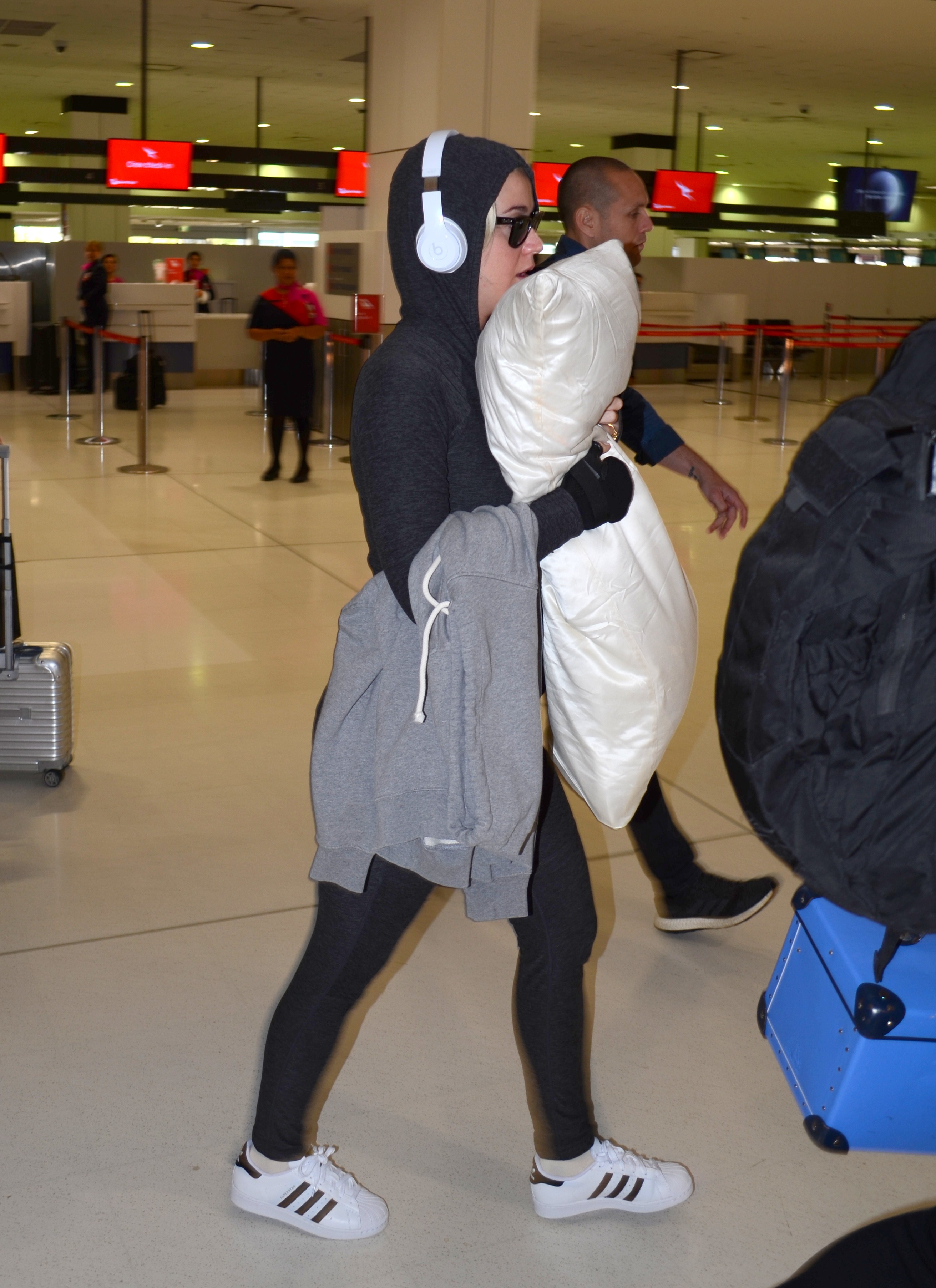 Katy Perry Leaves Airport