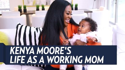 Kenya Moore working mom