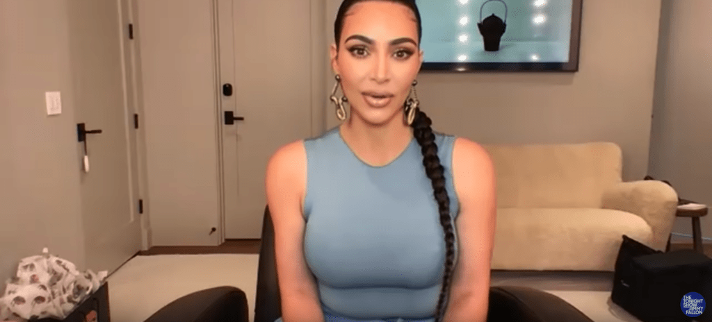 Kim Kardashian on The Tonight Show Starring Jimmy Fallon
