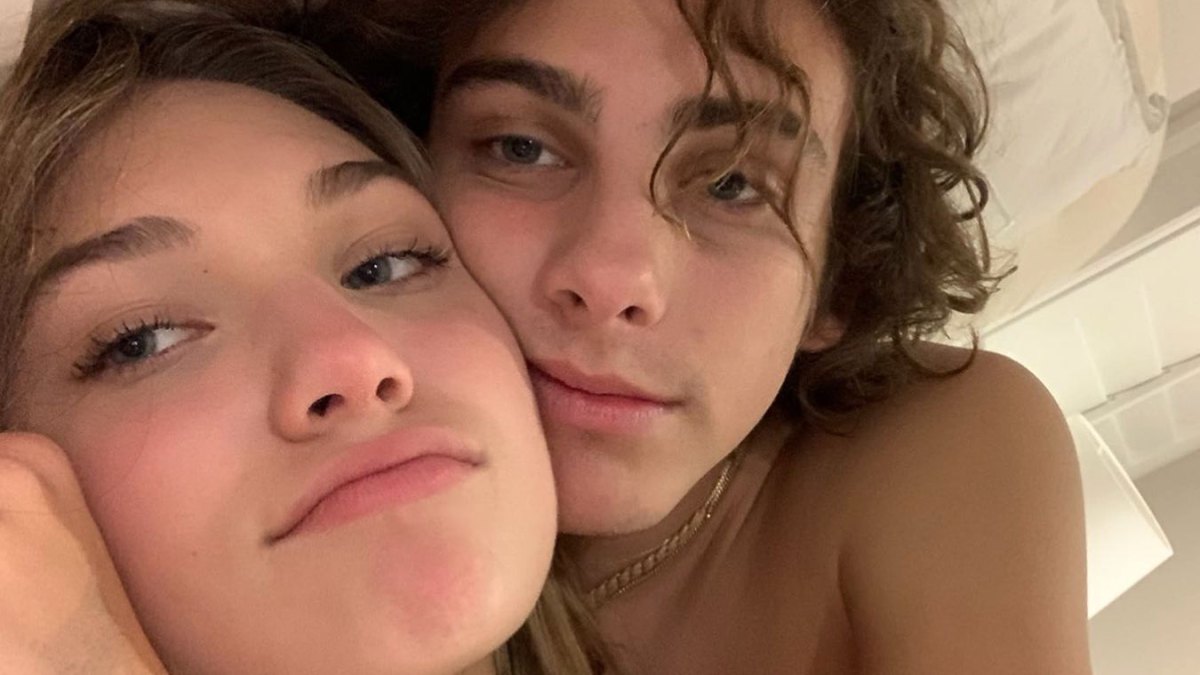 Maddie Ziegler and Eddie Benjamin