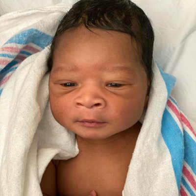 Malika Haqq's Son's Hands