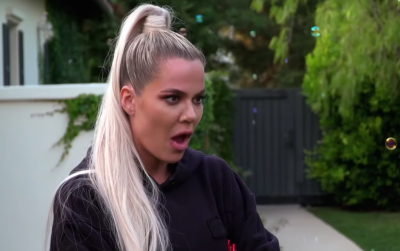 Khloe Kardashian Stands Shocked With Her Jaw Dropped on KUWTK Trailer