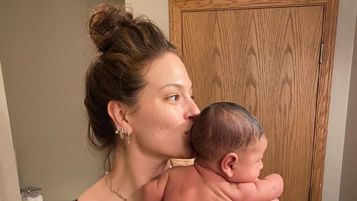 Ashley Graham and Naked Baby Isaac