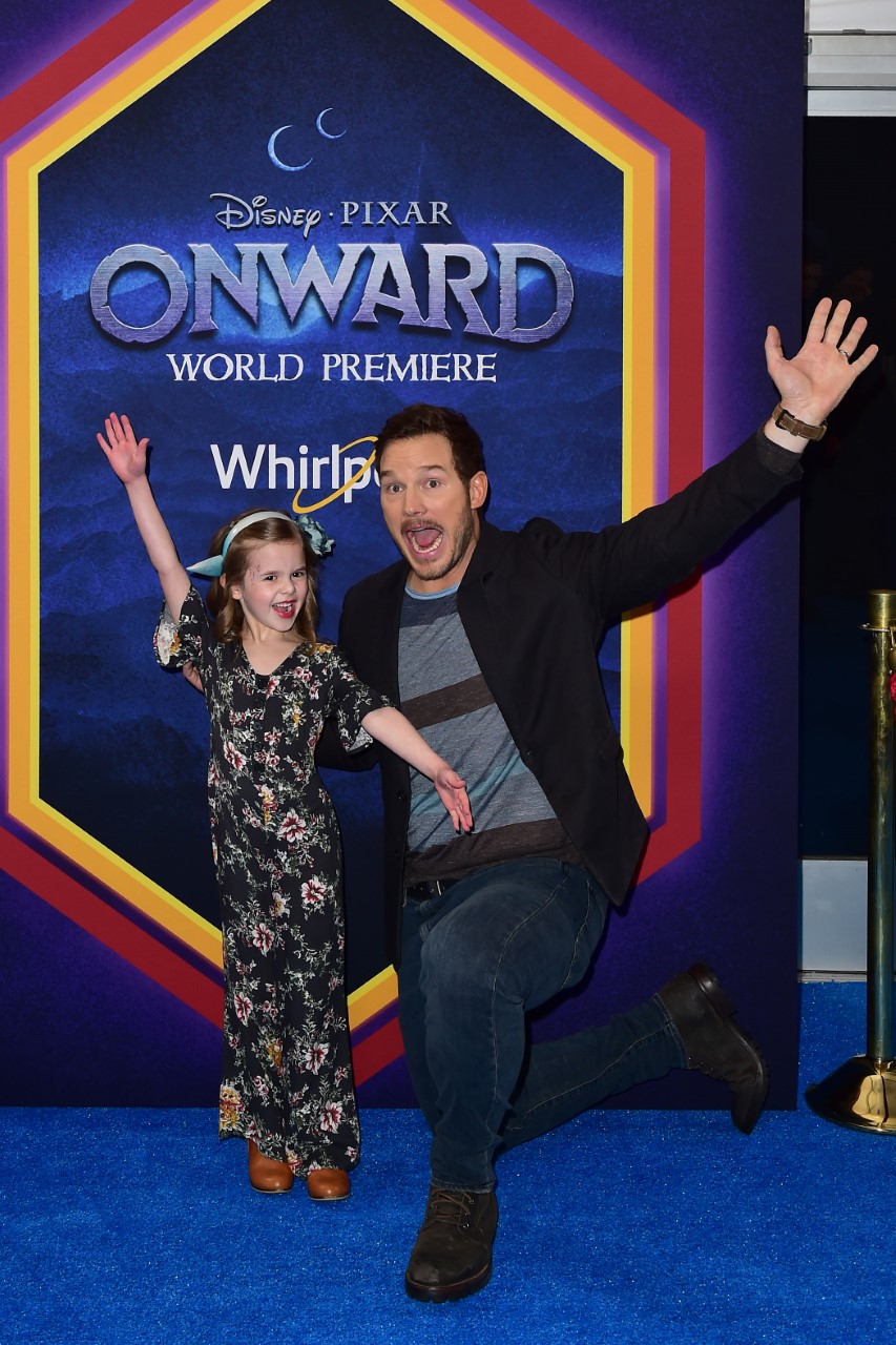 Chris Pratt at the world premiere of Disney and Pixar’s Onward