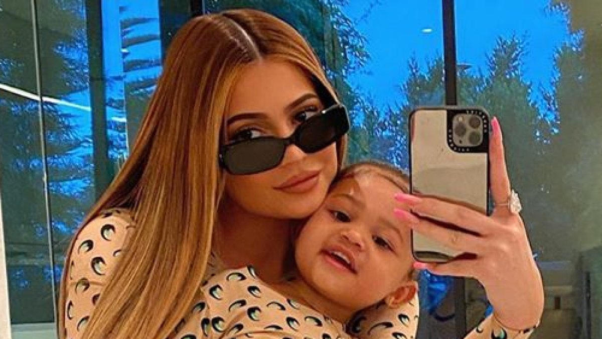 kylie-jenner-stormi-webster-matching-marine-serre