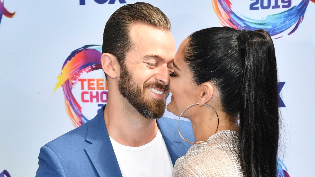 Artem Chigvintsev and Nikki Bella Teen Choice Awards, Arrivals, Los Angeles, USA - 11 Aug 2019