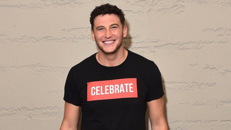Bachelor in Paradise Star Blake Horstmann Wears Black Tshirt That Says Clearance and Black Jeans