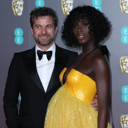Pregnant Jodie Turner Smith Smiles in Yellow Gown With Husband Joshua Jackson in Black Tux