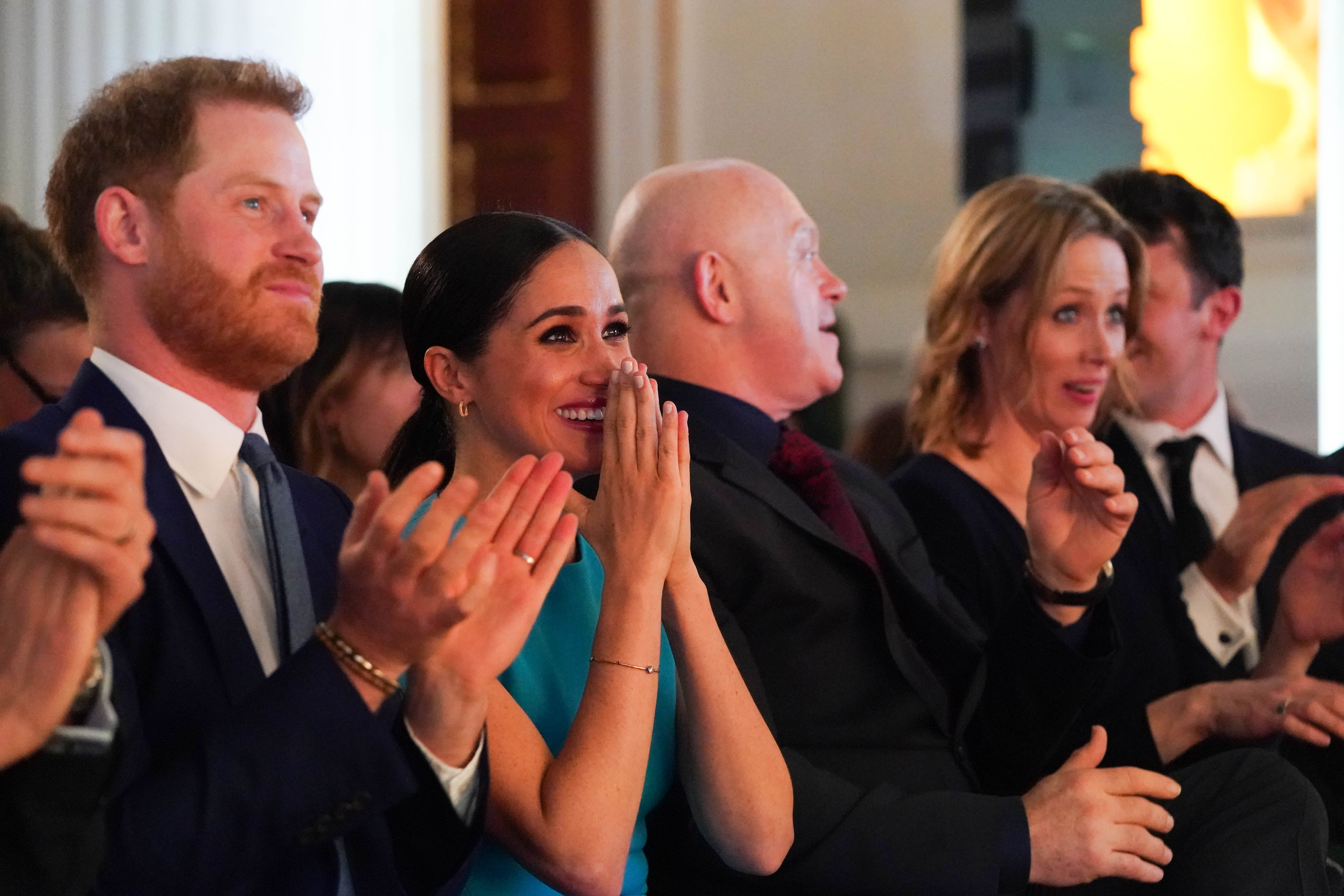 Prince Harry and Meghan Markle React to Surprise Engagement