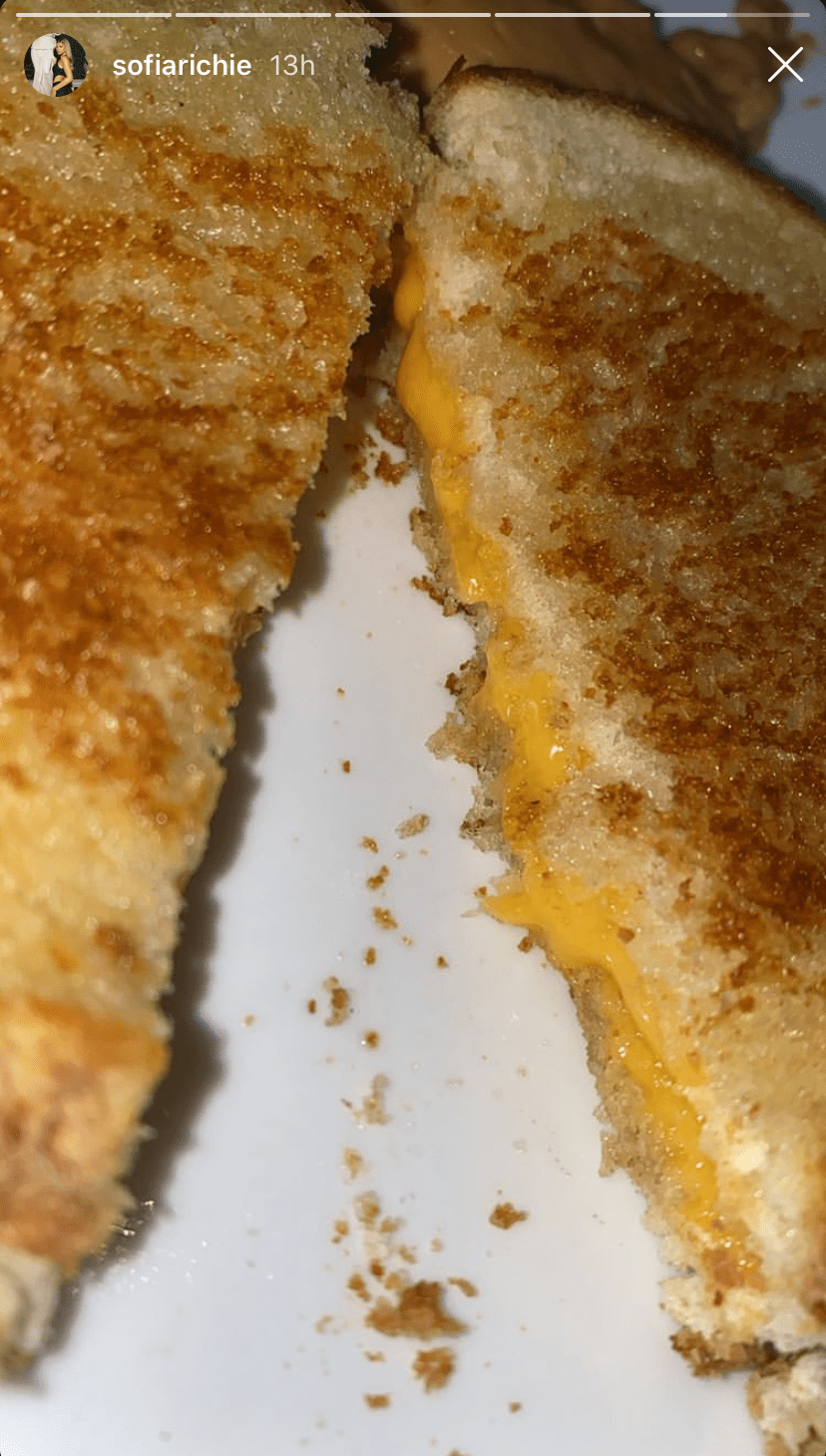 sofia-richie-grilled-cheese-diet-food