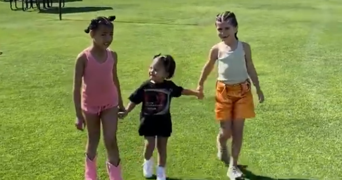 Kylie Jenner Videos Cousins Stormi, North and Penelope Playing