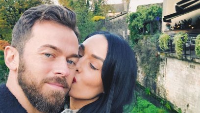 Nikki Bella Cutest Moments With Artem Kissing Him in France