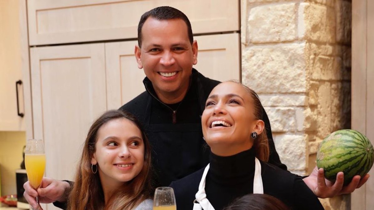 Alex Rodriguez's Kids and Jennifer Lopez
