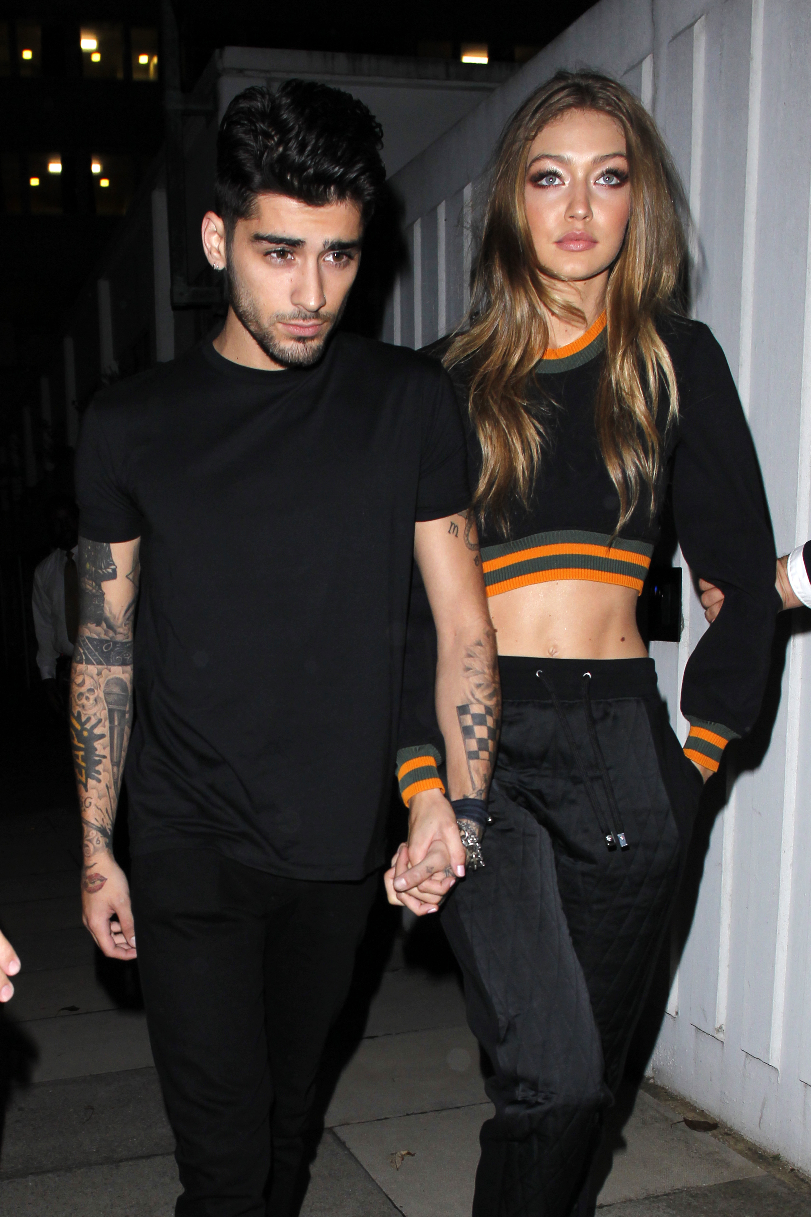 Gigi Hadid and Zayn Malik