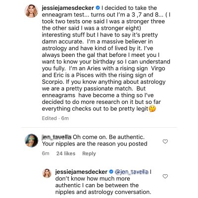 Jessie James Decker Claps Back at Fan Who Dissed Her Nipples Showing