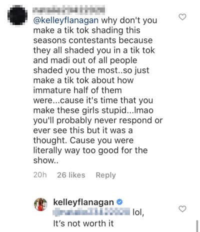 Kelley Flanagan Twitter Comments