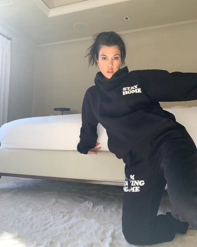 Kourtney Kardashian Snaps a Selfie in Head to Toe Talentless