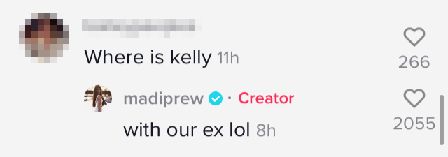 Madison Prewett Shades Peter Weber and Kelley