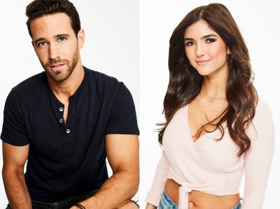 Cast Photos of Trevor Holmes and Jamie Gabrielle from The Bachelor Presents Listen to Your Heart