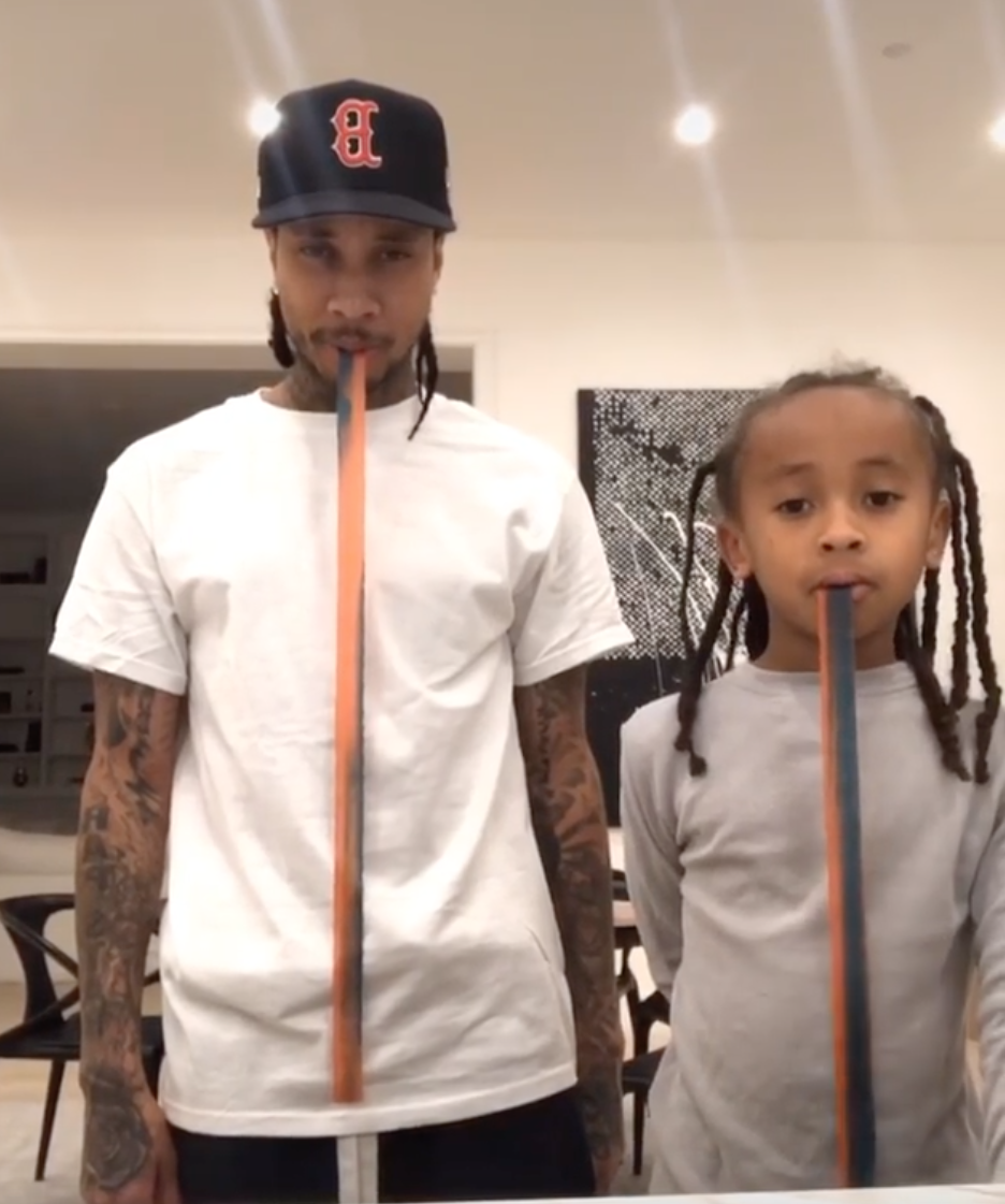 Blac Chyna'S Son King Cairo Looks Like Dad Tyga In New Video