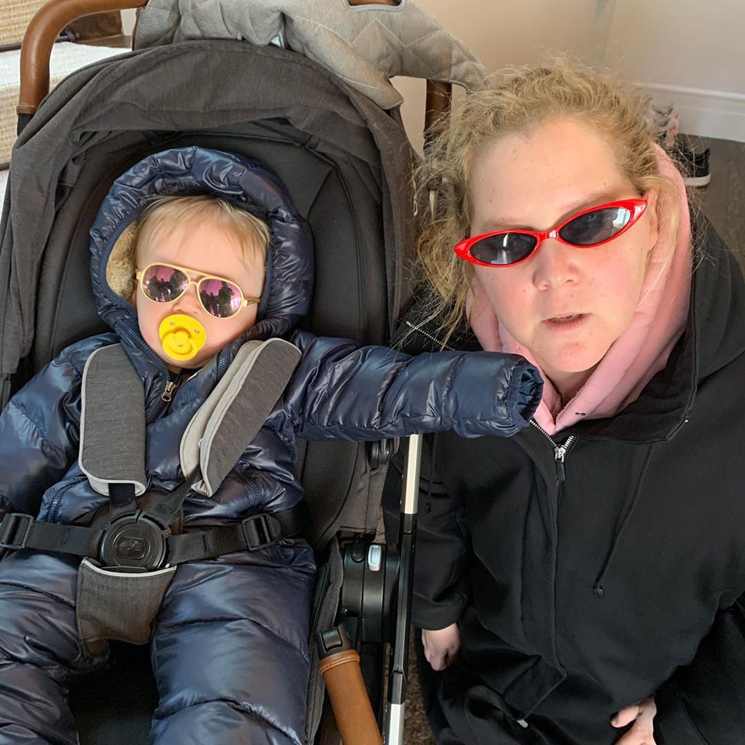 Amy Schumer Shares Throwback Photo of Son Gene: 'New Security'