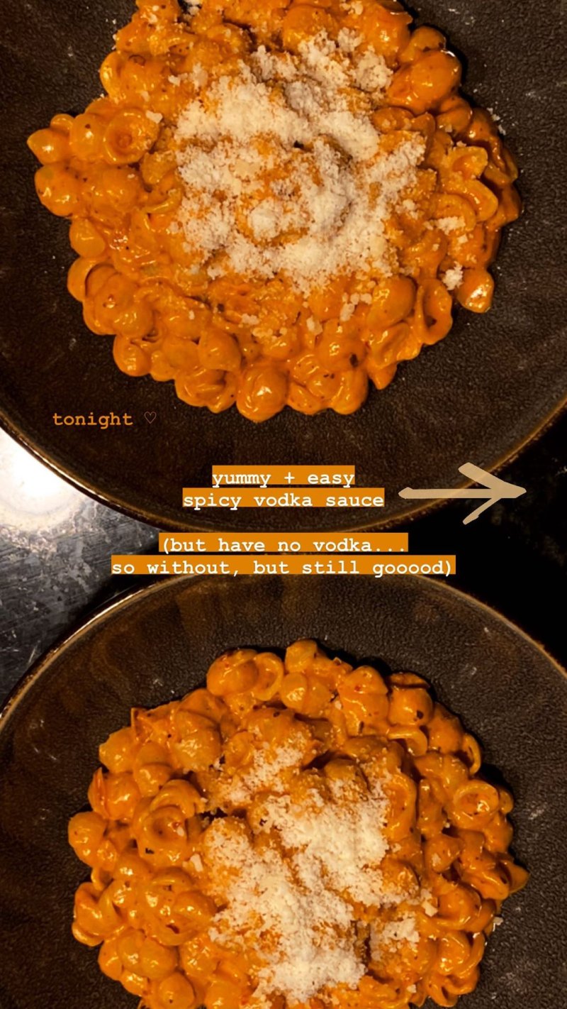 Gigi Hadid Pregnancy Craving Vodka Pasta