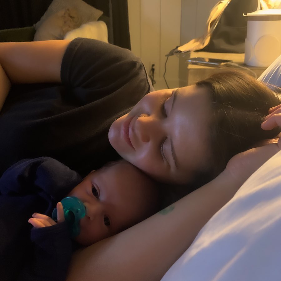 Maren Morris Lays in Bed With Newborn Son Hayes