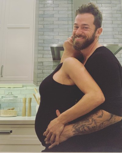 Nikki Bella Laughs With Fiance Artems Arms Around Her Baby Bump