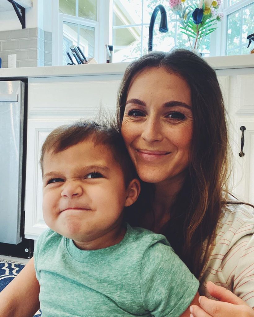 Alexa PenaVega and Son Ocean