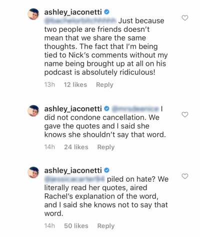 Bachelor Nation Alum Ashley Iaconetti Responds to People Who Said She 'Canceled' Hannah Brown
