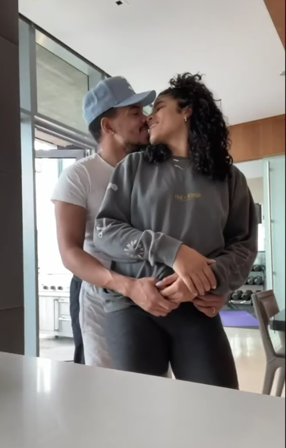Chance the Rapper and Kirsten Corley