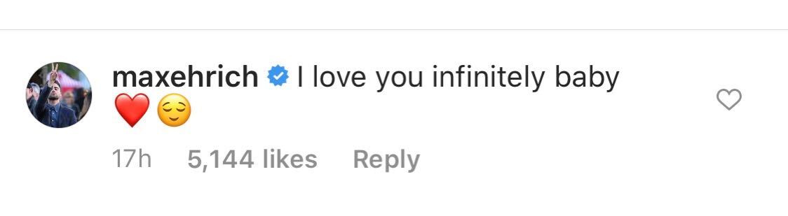 Demi Lovato and Max Ehrich on IG