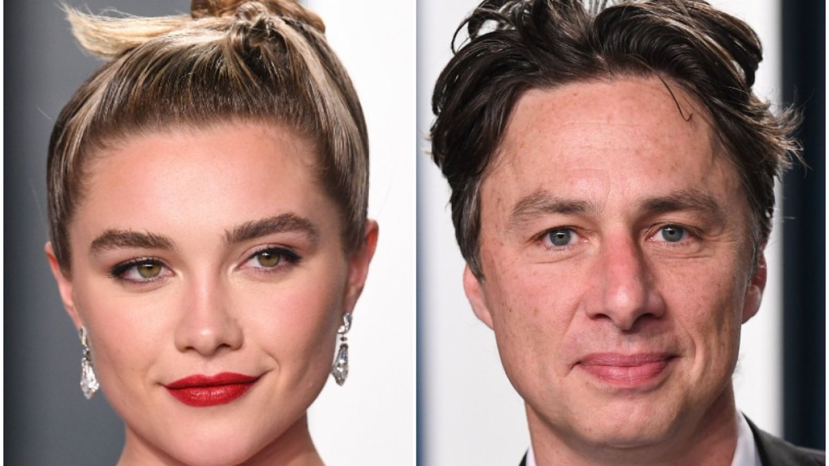 Florence Pugh and Zach Braff