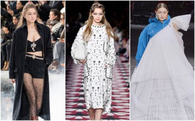 Pregnant Gigi Hadid Walks in Fashion Shows Chanel, Miu Miu, Off-White 