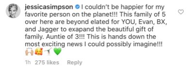 Jessica Simpson Reacts to Ashlee Simpson's Pregnancy