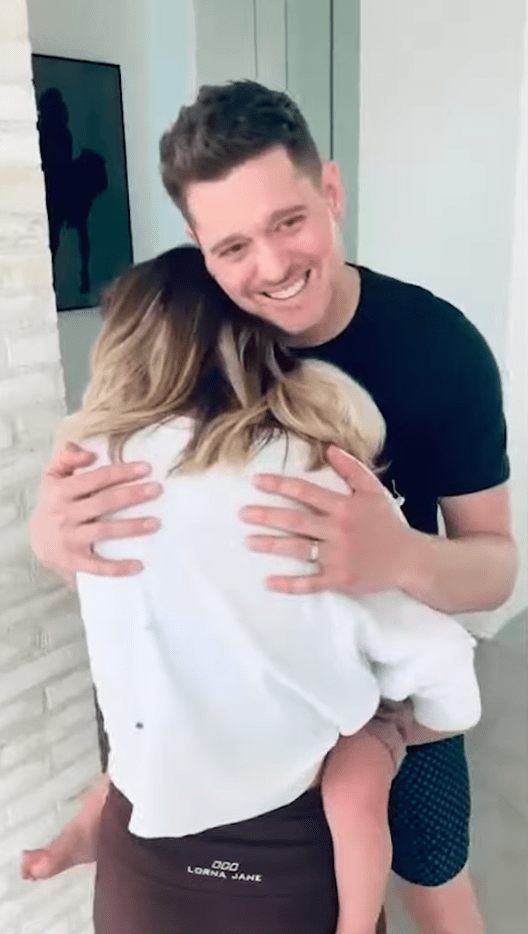 Michael Buble and Luisana Lopilato