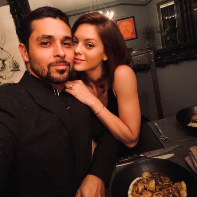 Wilmer Valderrama and Amanda Pacheco