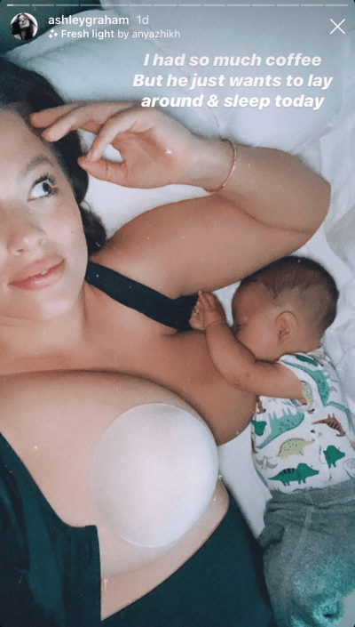 ashley-graham-son-isaac-sleep-breastfeeding-ig