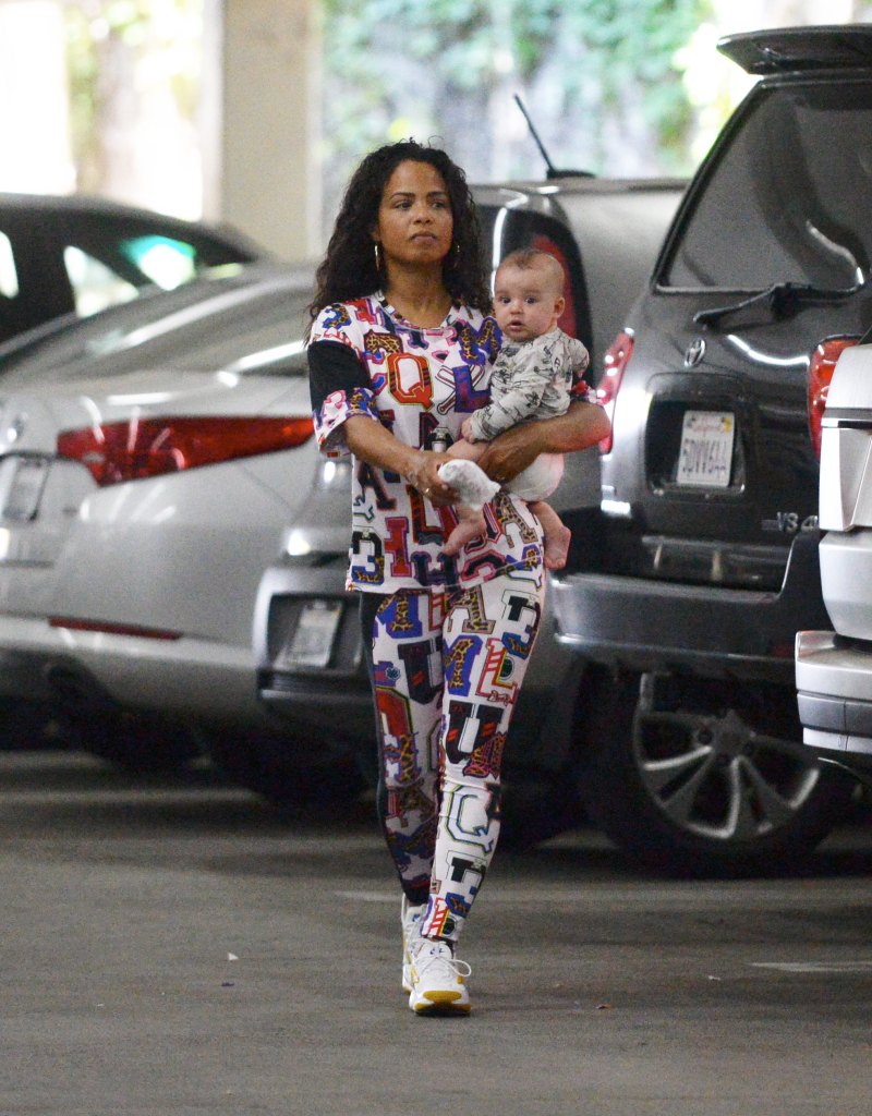 christina-milian-son-isaiah-boyfriend-matt-out-and-about