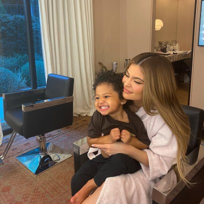 Kylie Jenner Smiles and Hugs Daughter Stormi Webster