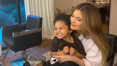 Kylie Jenner Hugs Daughter Stormi Webster With Curly Hair