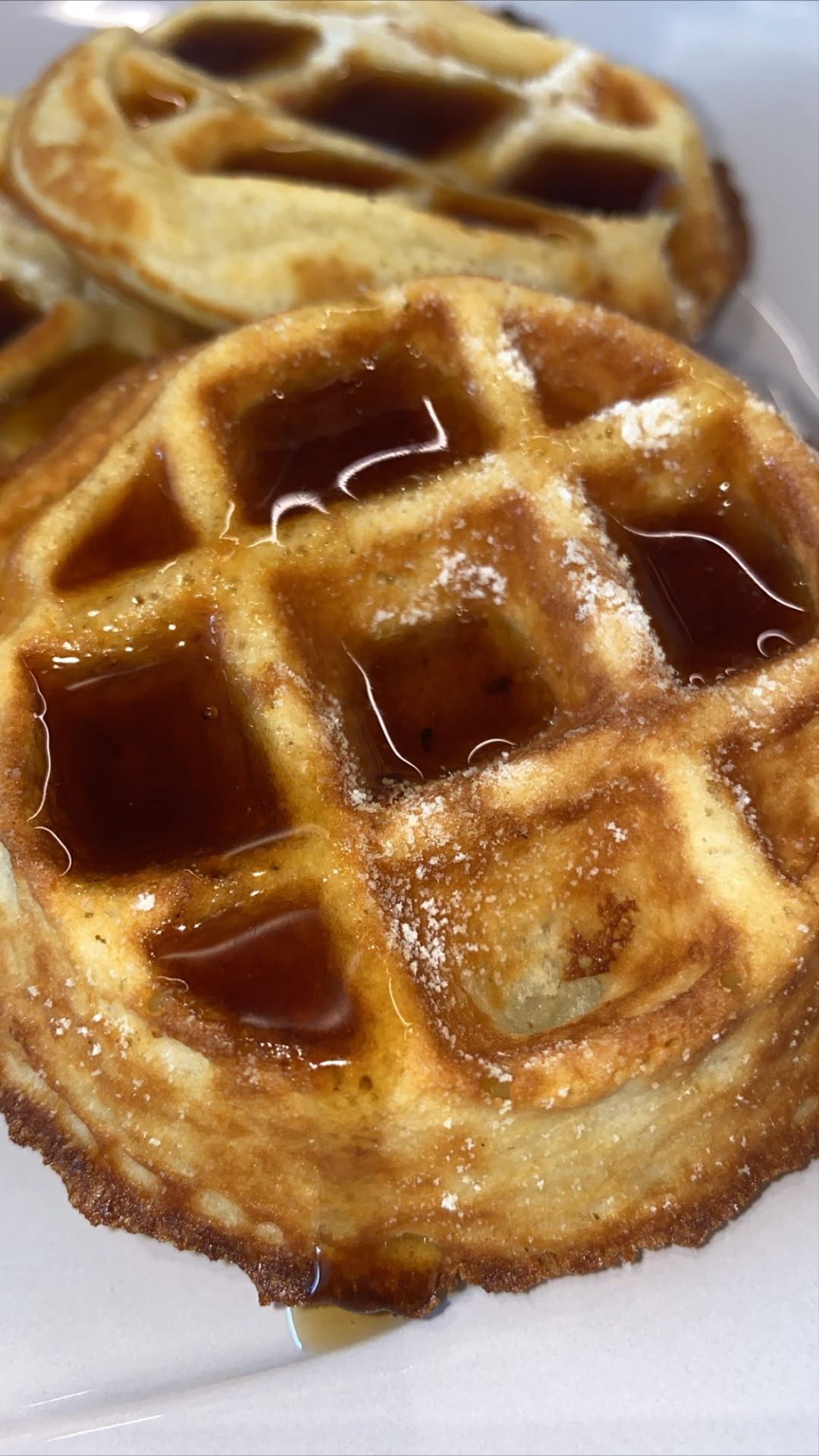 Kylie Jenner Shares Photo of Mini Waffles and Maple Syrup