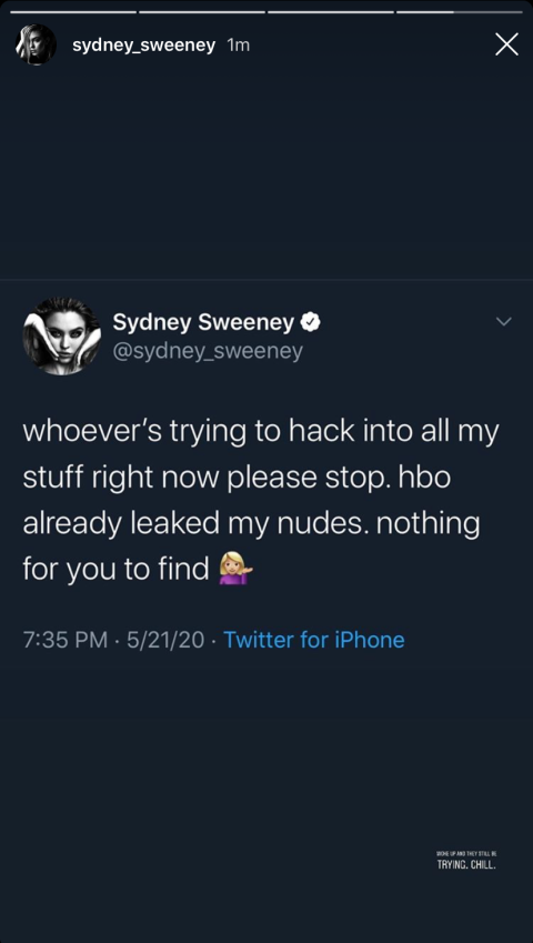 Sydney Sweeney Nude Selfies