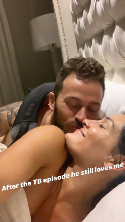 Nikki Bella Lays Naked in Bed With Fiance Artem Chigvintsev and Says He Still Loves Her After Total Bellas Fight