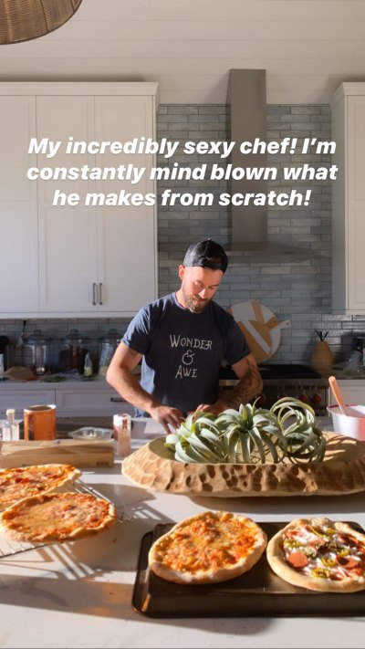 Nikki Bella Shares Fiance Artem Chigvintsev Making Homemade Pizza