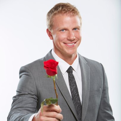 Bachelor Sean Lowe Holds Rose for Season 17