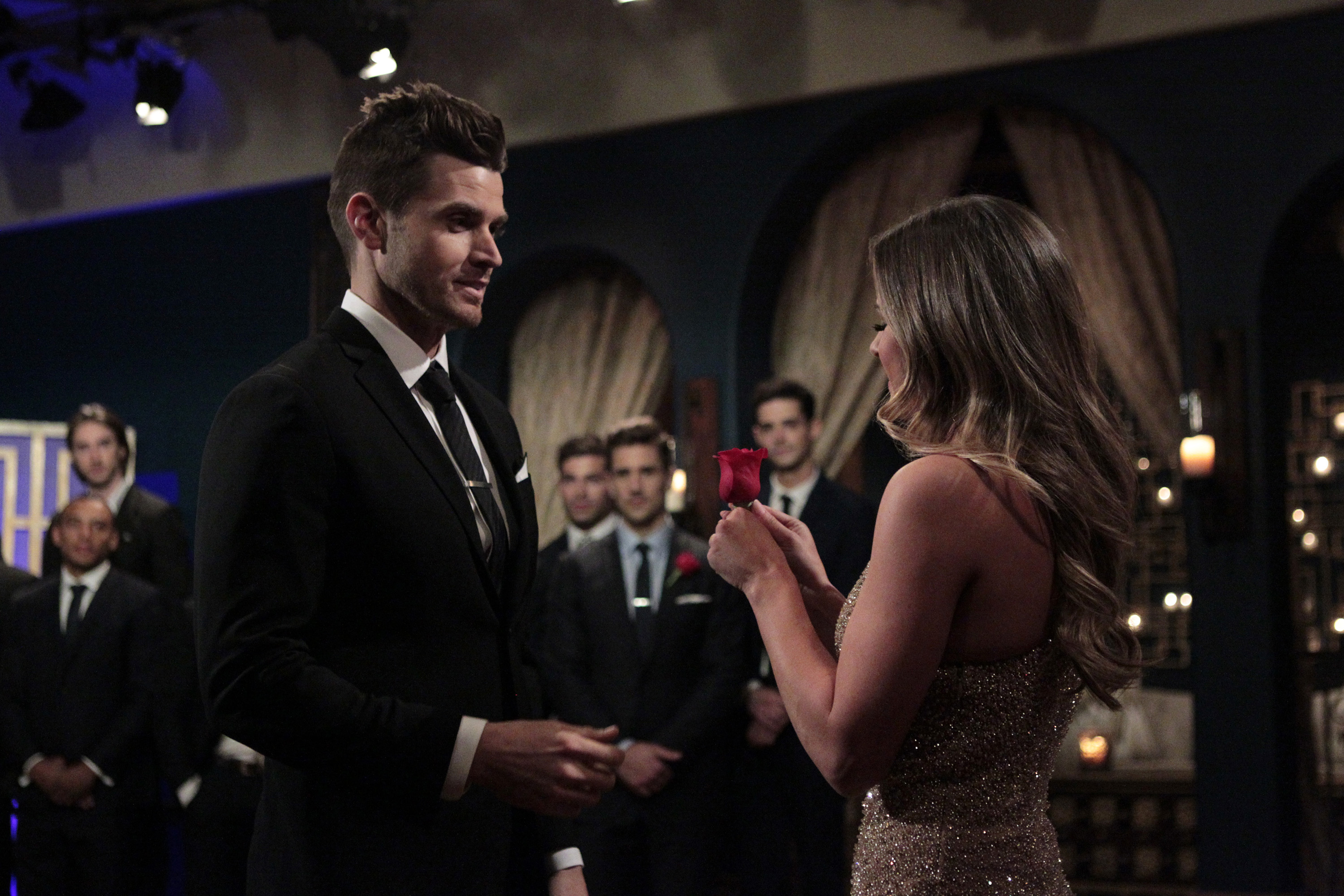 JoJo Fletcher Gives Luke Pell a Rose on Bachelorette