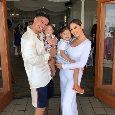Austin McBroom and Catherine Paiz With Daughters Elle and Alaia