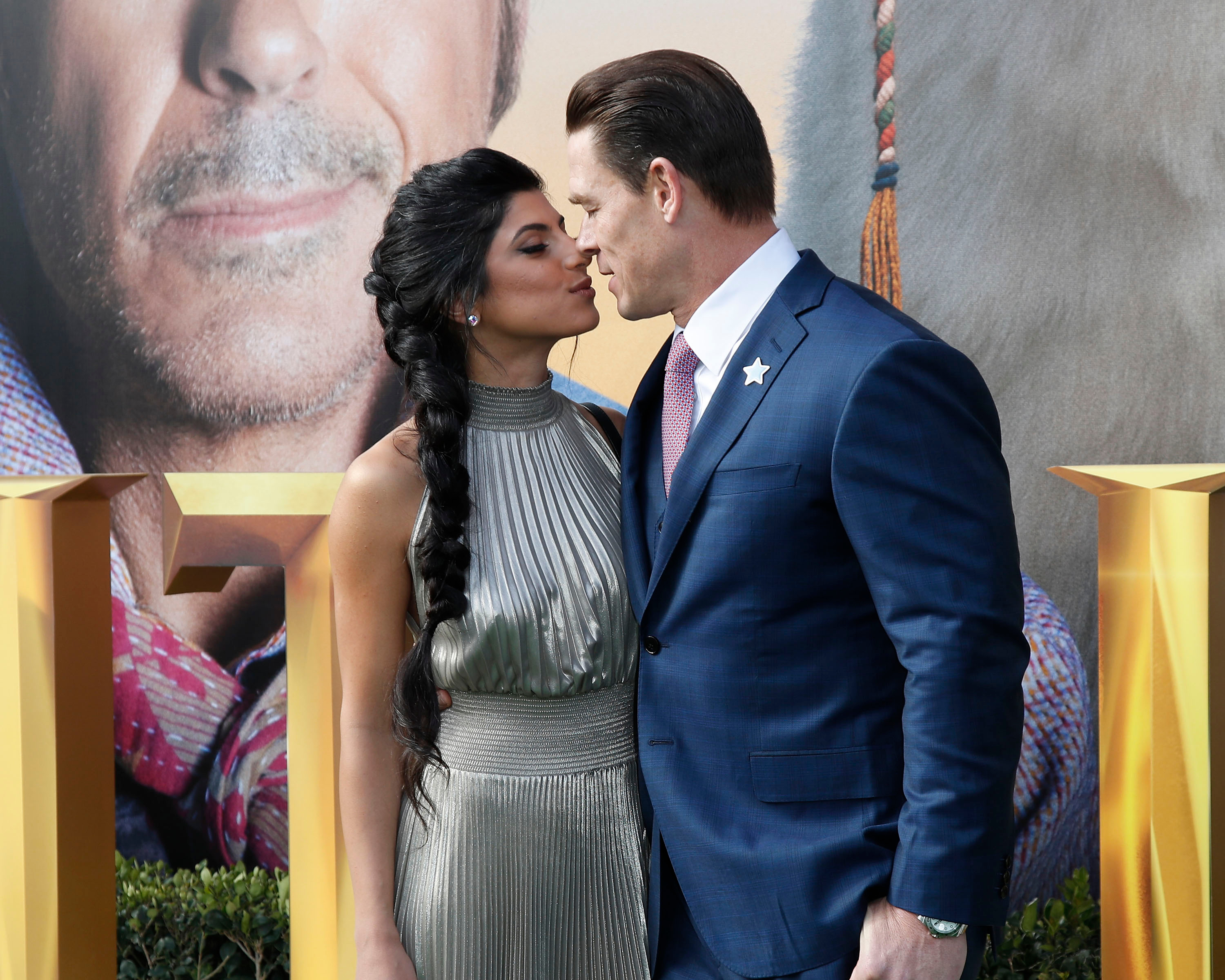 Shay and John Cena