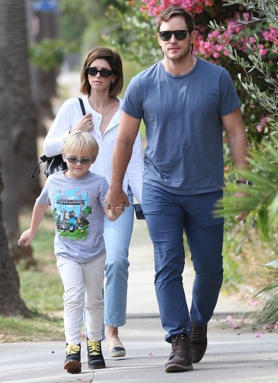 Katherine Schwarzenegger, Chris Pratt and Jack Pratt Photos